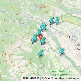 Mappa SP218, 10070 Cafasse TO, Italia (2.64167)