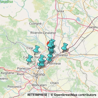 Mappa Strada del Dosso, 10080 San Benigno Canavese TO, Italia (9.34923)