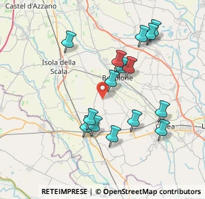 Mappa Via Perarol, 37056 Salizzole VR, Italia (7.10267)