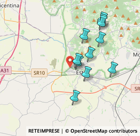 Mappa Via Tacito Cornelio, 35042 Este PD, Italia (3.38182)