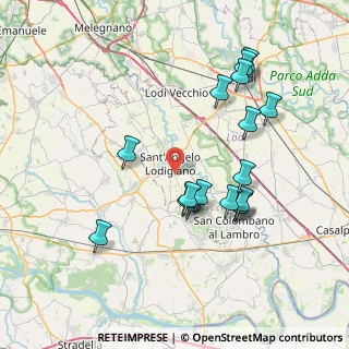 Mappa Via dei Tulipani, 26866 Sant'Angelo Lodigiano LO, Italia (7.50941)