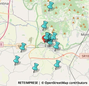 Mappa Via Olmo, 35042 Este PD, Italia (2.89917)