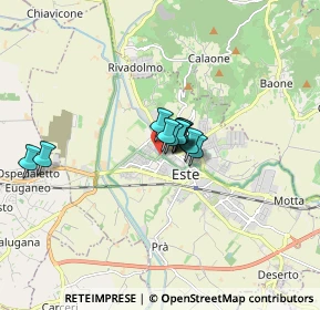 Mappa Via Olmo, 35042 Este PD, Italia (0.88545)