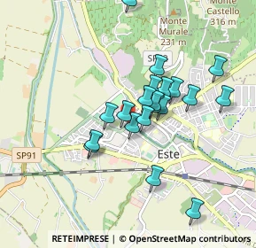 Mappa Via Olmo, 35042 Este PD, Italia (0.739)