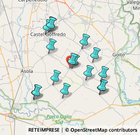 Mappa Via Perini, 46040 Piubega MN, Italia (6.77063)