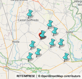 Mappa Via Perini, 46040 Piubega MN, Italia (6.00364)