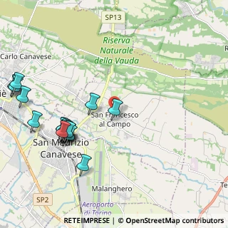 Mappa Via Cesare Pavese, 10070 San Francesco Al Campo TO, Italia (2.472)