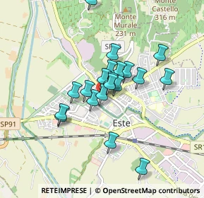 Mappa Via Giacomo Matteotti, 35042 Este PD, Italia (0.671)