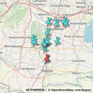 Mappa Via S. Cosma, 35043 Monselice PD, Italia (9.87429)