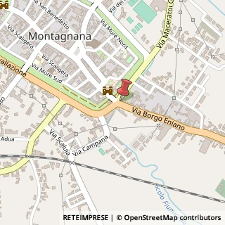 Mappa Via Borgo Eniano, 1, 35044 Montagnana, Padova (Veneto)