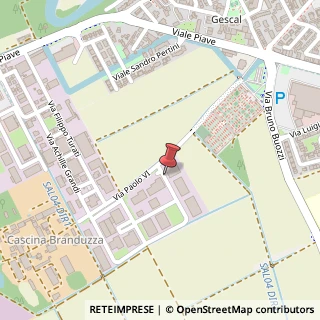 Mappa Via Madre Teresa DI Calcutta, 5/a, 26866 Sant'Angelo Lodigiano, Lodi (Lombardia)