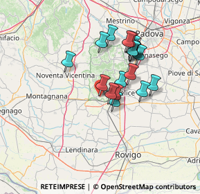 Mappa Via Giovanni XXIII Papa, 35042 Este PD, Italia (11.7515)