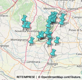 Mappa Via Giovanni XXIII Papa, 35042 Este PD, Italia (11.8795)