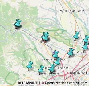 Mappa Via Vittorio Veneto, 10073 Ciriè TO, Italia (8.339)