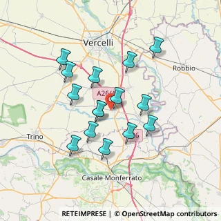 Mappa Via Giuseppe di Vittorio, 13010 Stroppiana VC, Italia (6.228)