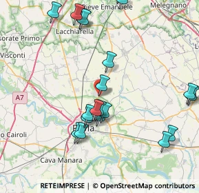 Mappa Via per Due Porte, 27010 San Genesio ed Uniti PV, Italia (8.8895)