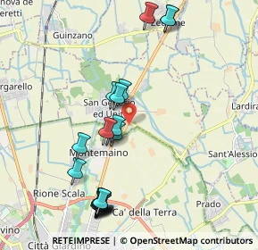 Mappa Via per Due Porte, 27010 San Genesio ed Uniti PV, Italia (2.13)