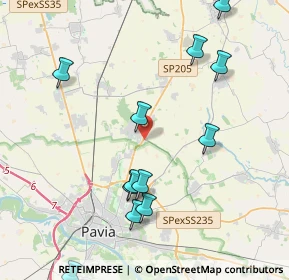 Mappa Via per Due Porte, 27010 San Genesio ed Uniti PV, Italia (4.91)