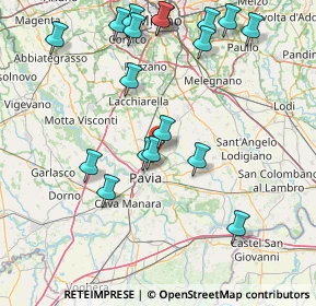 Mappa Via per Due Porte, 27010 San Genesio ed Uniti PV, Italia (17.96222)