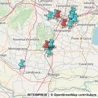 Mappa Via Ferdinando Magellano, 35043 Monselice PD, Italia (17.88938)