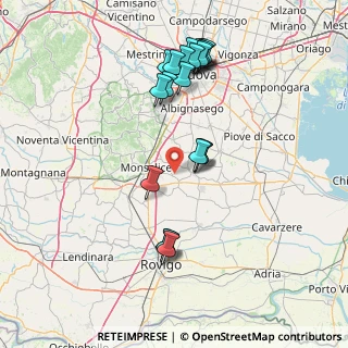 Mappa Via Ruzzante, 35020 San Pietro Viminario PD, Italia (15.5825)