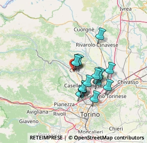 Mappa Via Robaronzino, 10073 Ciriè TO, Italia (10.40063)