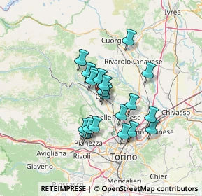Mappa Via Robaronzino, 10073 Ciriè TO, Italia (10.422)