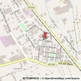 Mappa Via Guido Scategni, 73057 Taviano, Lecce (Puglia)