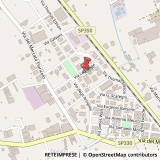Mappa Via Joseph Louis Lagrange, 45, 73057 Taviano, Lecce (Puglia)