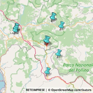Mappa Zona industriale CDA pietrasasso, 85040 Castelluccio Inferiore PZ, Italia (9.49455)