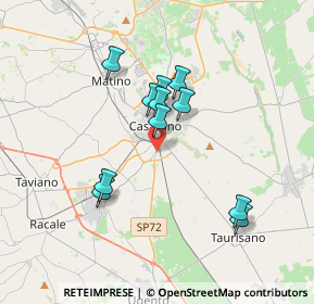 Mappa SP 72, 73042 Casarano LE, Italia (3.34818)