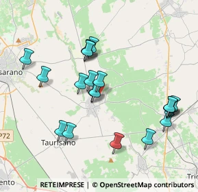 Mappa Via Alessandro Volta, 73049 Ruffano LE, Italia (4.1095)