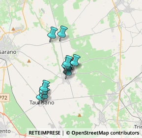 Mappa Via Alessandro Volta, 73049 Ruffano LE, Italia (2.79167)