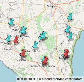 Mappa Via Alessandro Volta, 73049 Ruffano LE, Italia (9.7295)