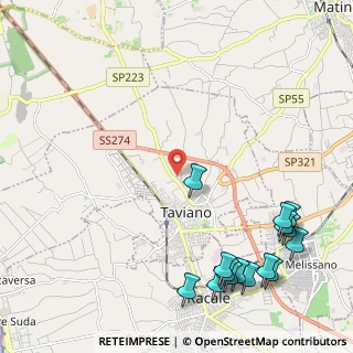 Mappa Via Antonio Genovesi, 73057 Taviano LE, Italia (3.25467)