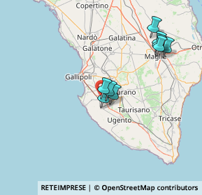 Mappa Taviano, 73057 Taviano LE, Italia (19.29182)