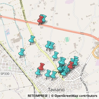 Mappa Taviano, 73057 Taviano LE, Italia (0.56538)