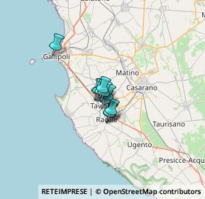 Mappa Taviano, 73057 Taviano LE, Italia (2.70364)