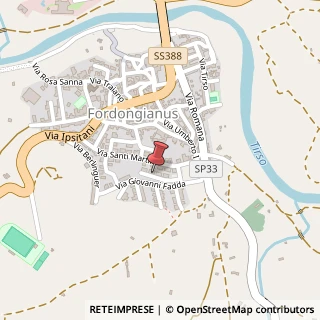 Mappa Via dalla Chiesa, 22, 09083 Fordongianus, Oristano (Sardegna)