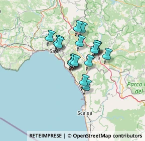 Mappa Via Dietro il Trappeto, 85046 Maratea PZ, Italia (9.85684)