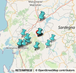 Mappa Località Caddas, 09083 Fordongianus OR, Italia (11.215)