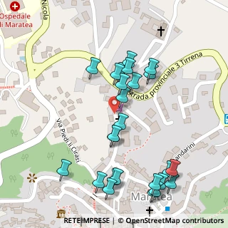 Mappa Strada Molo Piccolo, 85046 Maratea PZ, Italia (0.14)