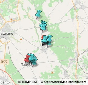 Mappa Via dei Falchi, 73049 Ruffano LE, Italia (2.76765)
