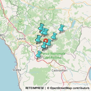 Mappa Contrada Costa Monaci, 85040 Viggianello PZ, Italia (8.43417)