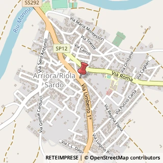 Mappa Via Umberto, 09070 Riola Sardo, Oristano (Sardegna)