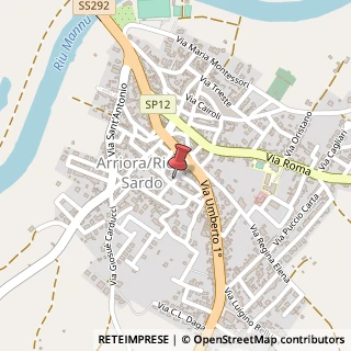 Mappa Via marconi 8, 09070 Riola Sardo, Oristano (Sardegna)