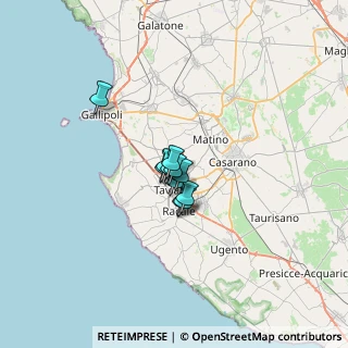 Mappa Via del Mercato Floricolo, 73057 Taviano LE, Italia (3.30455)