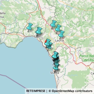 Mappa Strada Provinciale 3 Tirrena, 85046 Maratea PZ, Italia (12.6185)