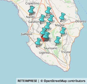 Mappa Via comunale Vignali, 73042 Casarano LE, Italia (12.37769)