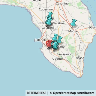 Mappa SS 274, 73057 Taviano LE, Italia (11.36643)